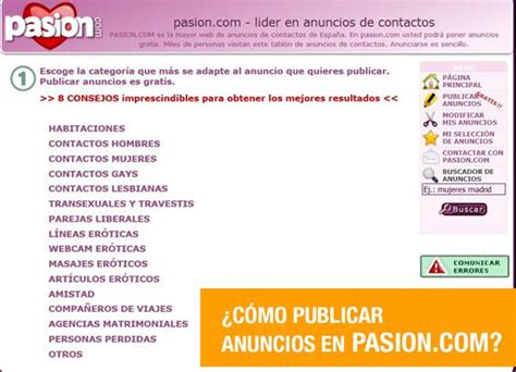 pasión anuncios